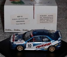 Rare Subaru Impreza WRC No.10 1/43 Diecast Model -Open Box [Age 13+]