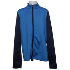 Decathlon, Trainingsjacke, Unisex (Kinder), Größe: 158, Blau/Schwarz #fbm