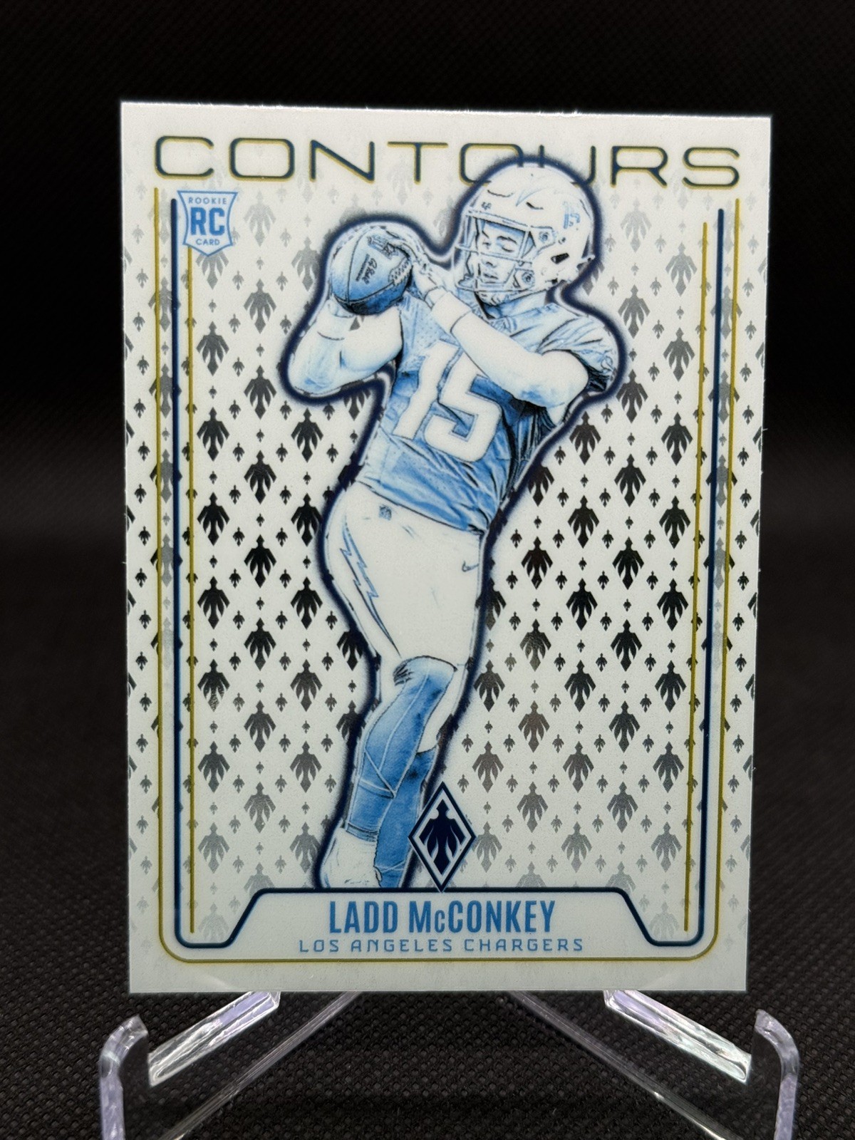 Ladd McConkey Panini Phoenix Contours #CONLMY Base