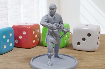 MENA Rebels Sentry - Modern Wargaming Miniatures for Tabletop RPG - 28mm / 32mm