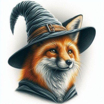 Fox Wizard Card in Aid Of Retired Greyhounds