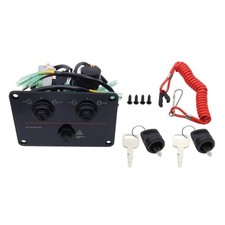 Boat Ignition Switch Panel Waterproof Outboard Engine Control Panel Easy