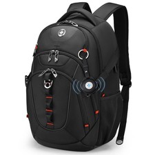 Swissdigital Laptop Backpack with USB Charging Port, Travel Backpack Fits 15....
