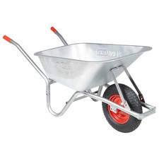 Image of Wheelbarrow 90 L 150 Kg Galvanised Steel And Plastic
