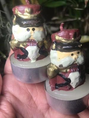 Nutcracker Vintage Tea Light Candles Christmas New Years Holidays Candles