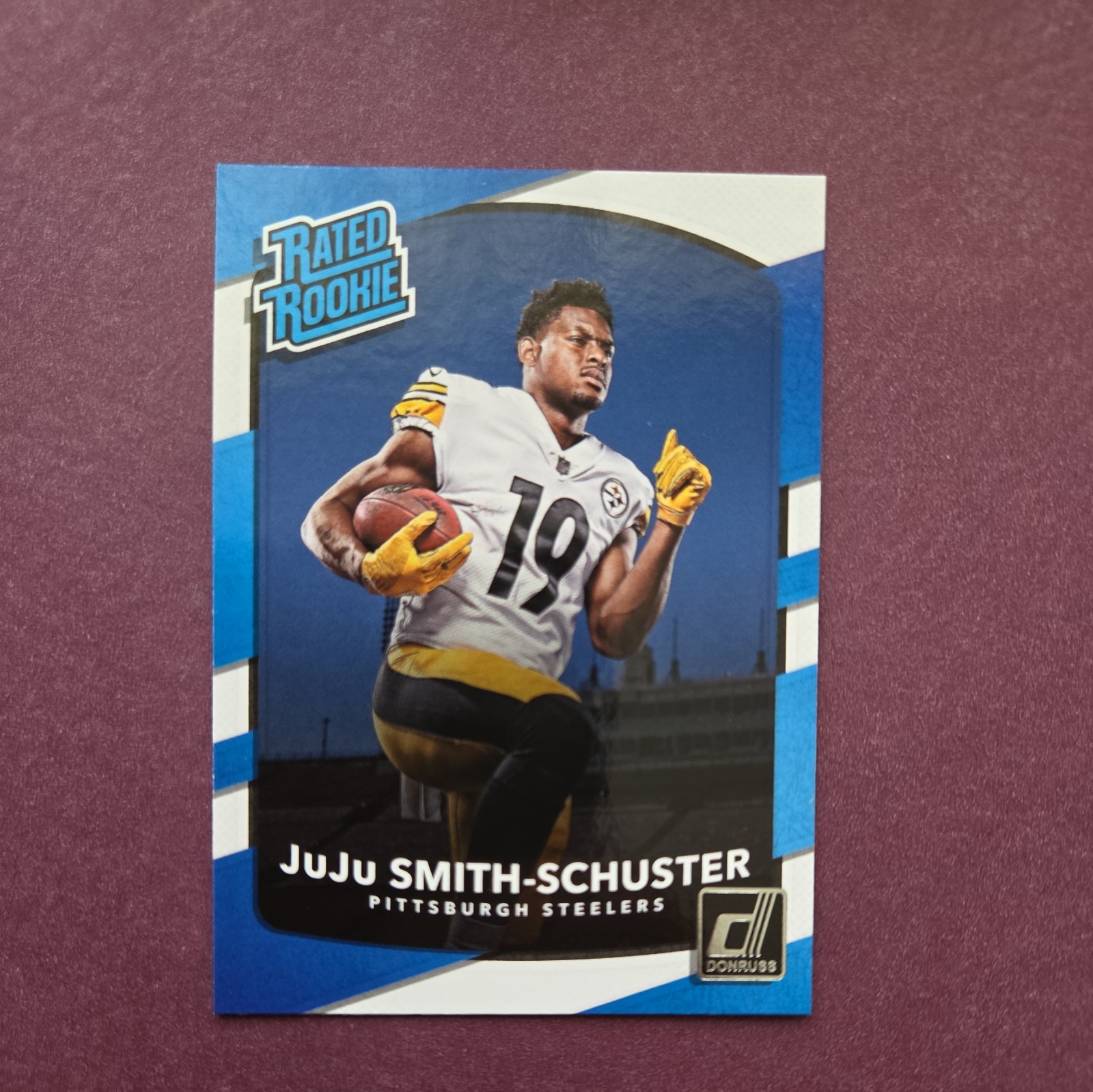 JuJu Smith-Schuster 2017 Donruss Rated Rookie A Card #326