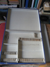 "602.12"   ECRIN COFFRET VIDE POUR MENAGERE DE 37 PIECES EN METAL ARGENTE