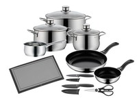 Wmf Topf-Set Diadem Plus 10-Tlg Starter Set Cromargan Edelstahl Induktion TöPfe