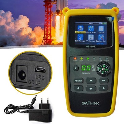 WS-6933 Camping Satfinder HD DVB-S + DVB-S2 8PSK SAT Messgerät Mit LCD Display