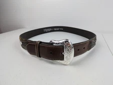 Nocona Belt Co  Size 40 Brown leather Western