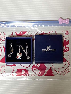 Swarovski Crystal Hello Kitty Necklace C | eBay