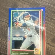 Panini - 2024 Donruss Rated Rookie Blue #54 Dylan Crews (Washington, Baseball)