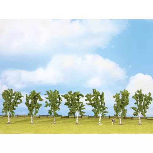 Bouleaux NOCH 25096 créez une forêt réaliste de 10cm sur vos maquettes de trains HO