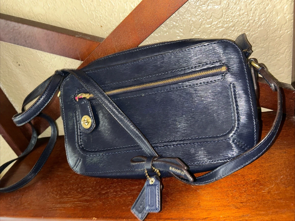 Coach Poppy Shoulder Bag Blue Bags & Handbags for Women for sale