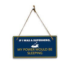 Funny Home Decor 5x10 Hanging Plus Wall or Door Sign