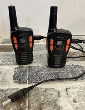 COBRA ACXT145 Walkie Talkies MicroTalk 16-Mile Range 2-Way Radio 2 pack +Charger