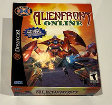 Alien Front Online Sega Dreamcast Big Box w/ Microphone Tested Game