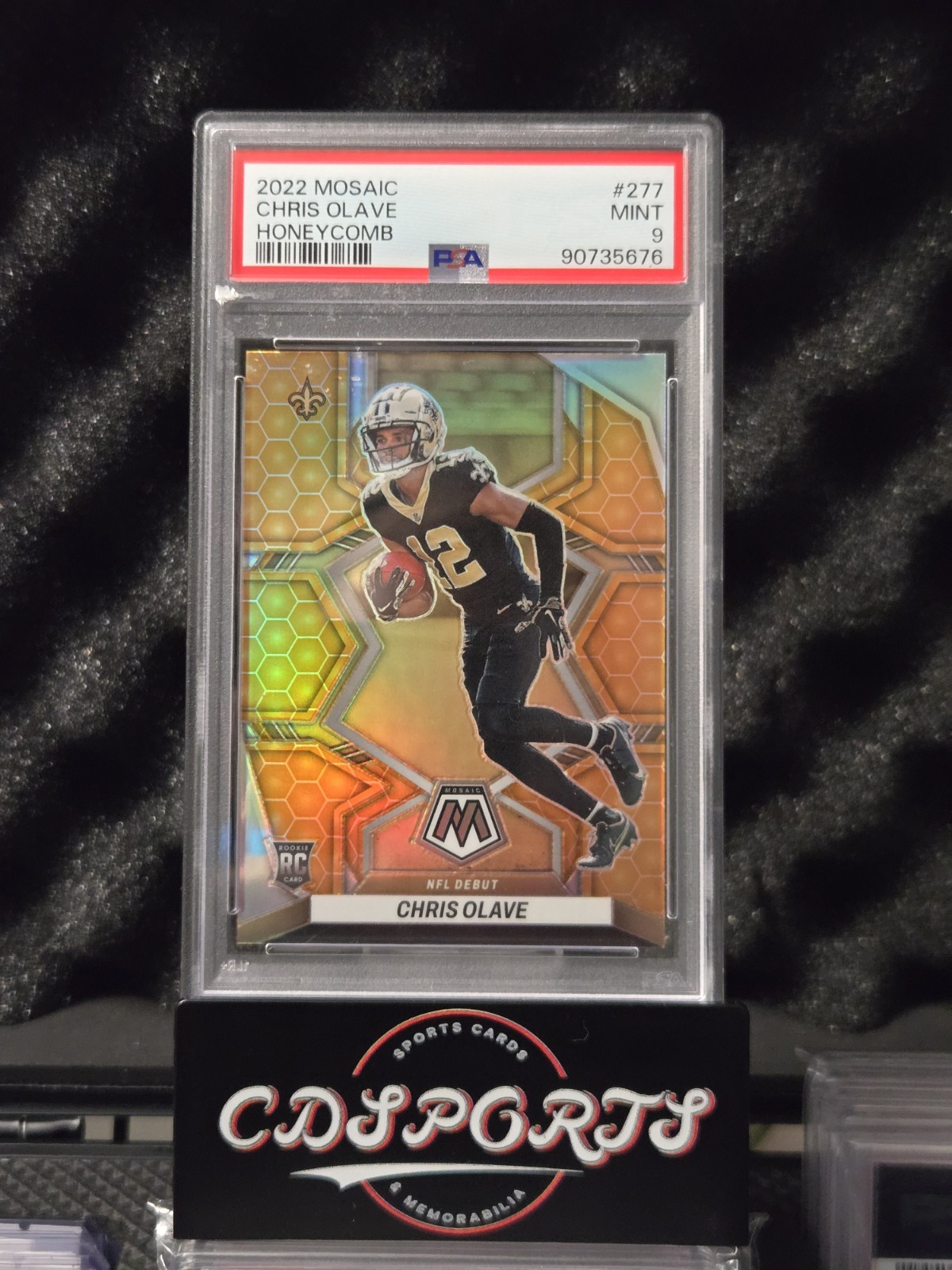 2022 PANINI MOSAIC CHRIS OLAVE HONEYCOMB PSA 9 (RC) 💣💥💯