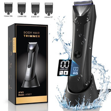 Electric Body Trimmer, MenS Groin Hair Trimme...