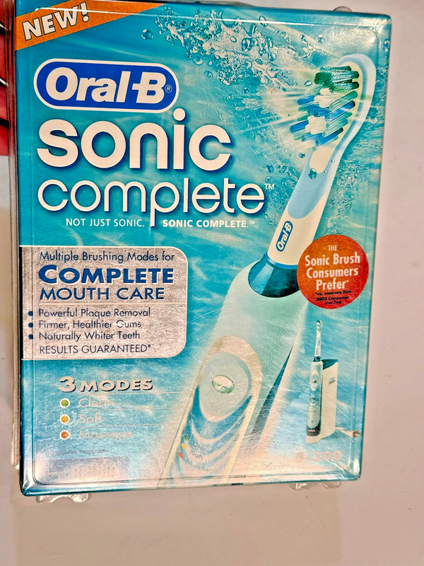 ORALB SONIC ELECTRIC TOOTHBRUSH. MODEL S-300.  ++++FACTORY SEALED++++