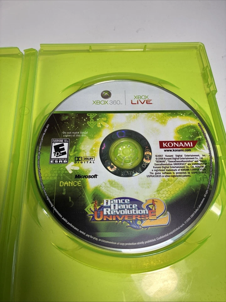 Dance Dance Revolution Universe 2 (Microsoft Xbox 360, 2007) Video Game - Image 4 of 4