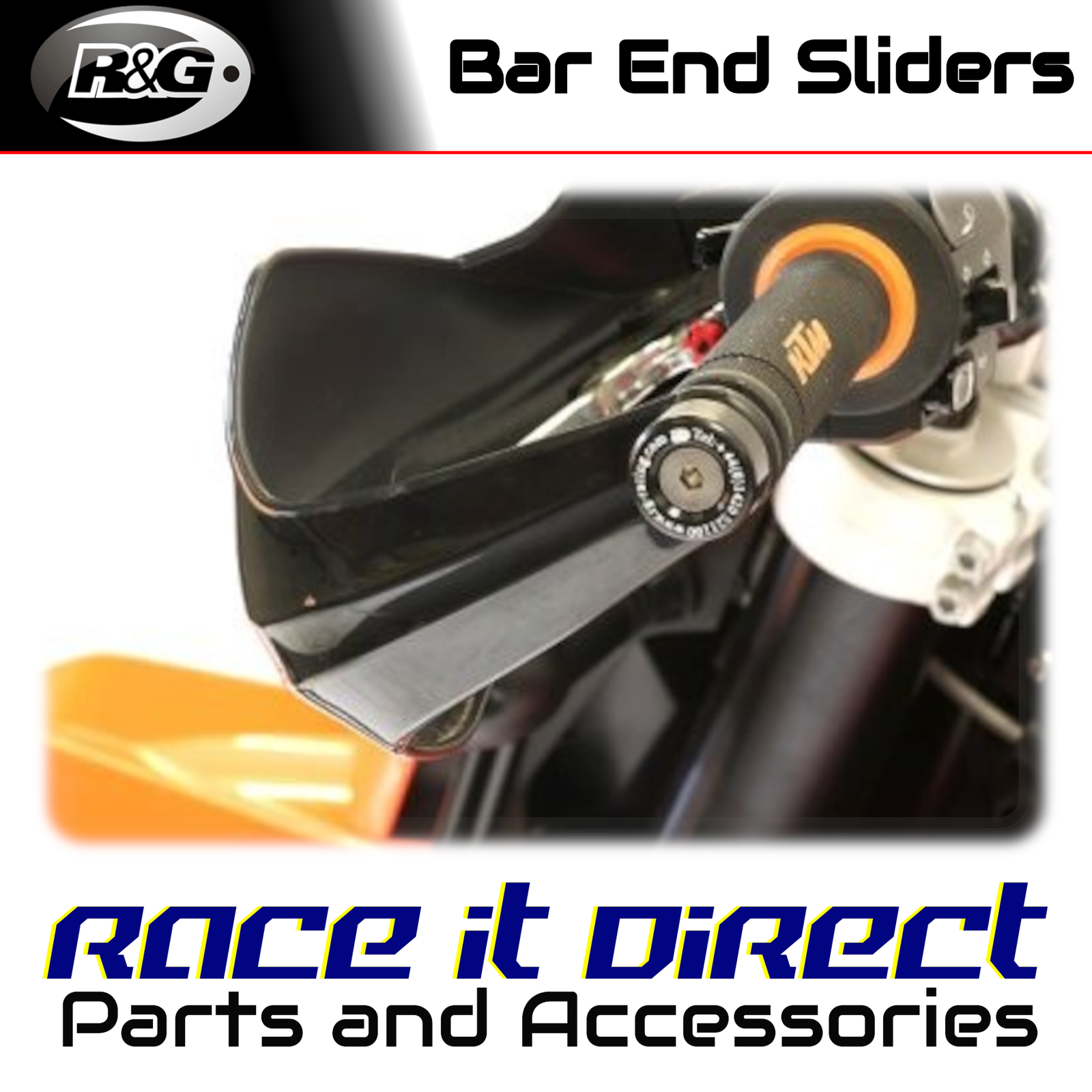 Bar End Sliders for KTM 1290 Super Duke GT 2019-2024 R&G