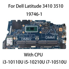 19746-1 Motherboard For Dell Latitude 3410 3510 With CPU i5-10210U i7-10510U