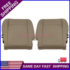 Driver Passenger Bottom Leather Perf Seat Cover Tan For Dodge Ram 1500 2009-2012 Driver Passenger Bottom Leather Perf Seat Cover Tan For Dodge Ram 1500 2009-2012