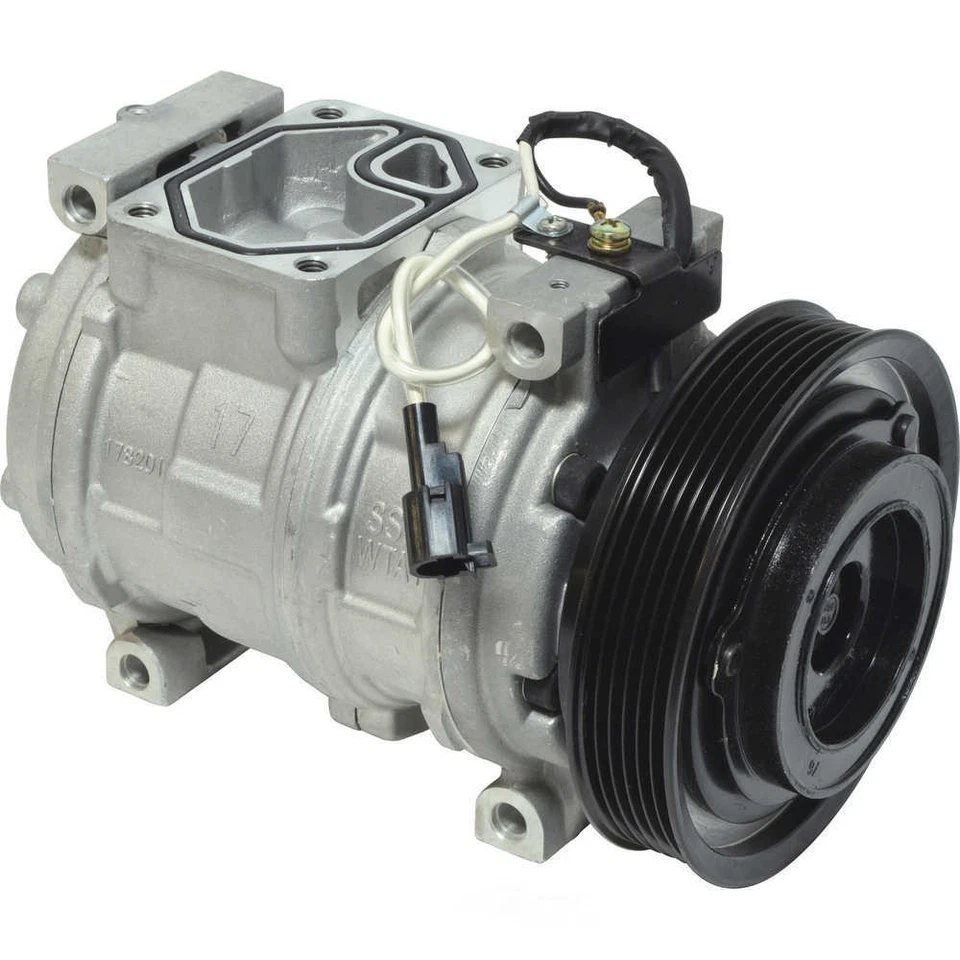 A/C Compressor fits 1993-1999 Jeep Grand Cherokee Wrangler  UNIVERSAL AIR CONDIT - Image 2 of 3