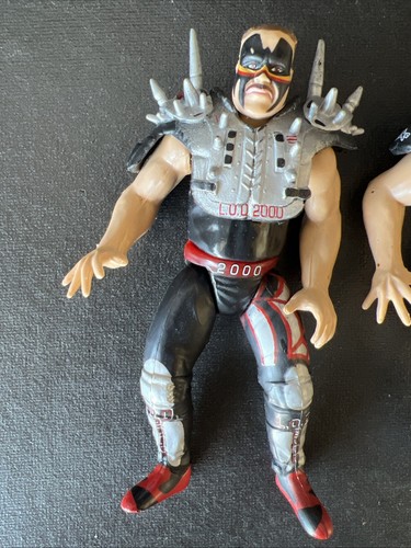 WWE Jakks BCA LOD 2000 Hawk & Animal Road Warriors Legion Of Doom Figures WWF - Picture 3 of 9