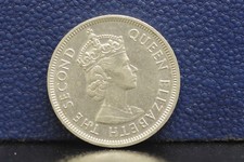1975 Hong Kong $1 Coin Elizabeth II GC