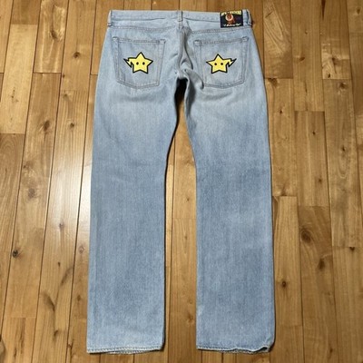 BAPE STA Jeanshose ein Badeaffe Stern BAPESTA NIGO Größe L Japan