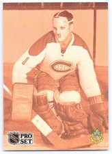 1991-92 Pro Set Jacques Plante Montreal Canadiens #341