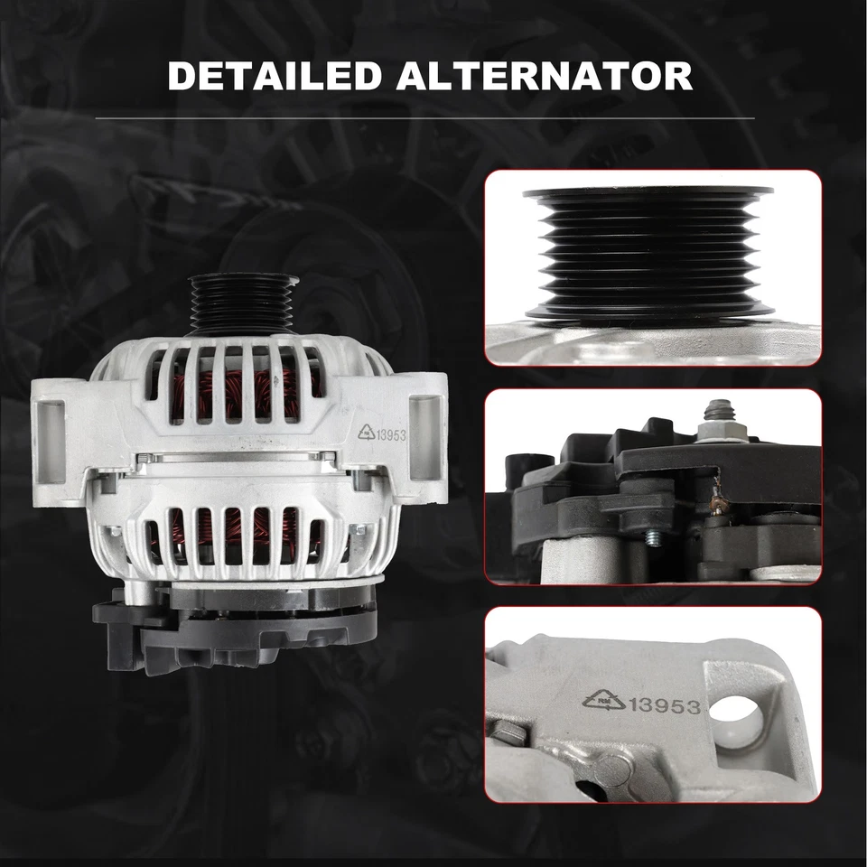 Alternador apto para Mercedes Benz CL500 S500 SL500 2002-2006 5,0 L S430 4,3 L 13953 Foto 3 de 4