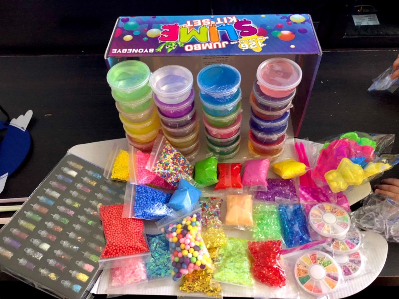 126 Pcs DIY Slime Making Kit for Girls Boys Birthday Idea for Kids Age 5+ New
