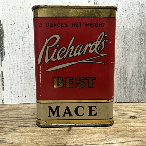 Vintage Richard’s Spice Tin - Mace-Portland Oregon Advertising - Picture 4 of 9