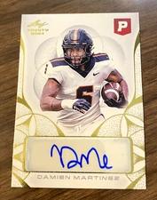 2024 Leaf Trinity Pristine Damien Martinez PRC Auto MIAMI - SEATTLE SEAHAWKS