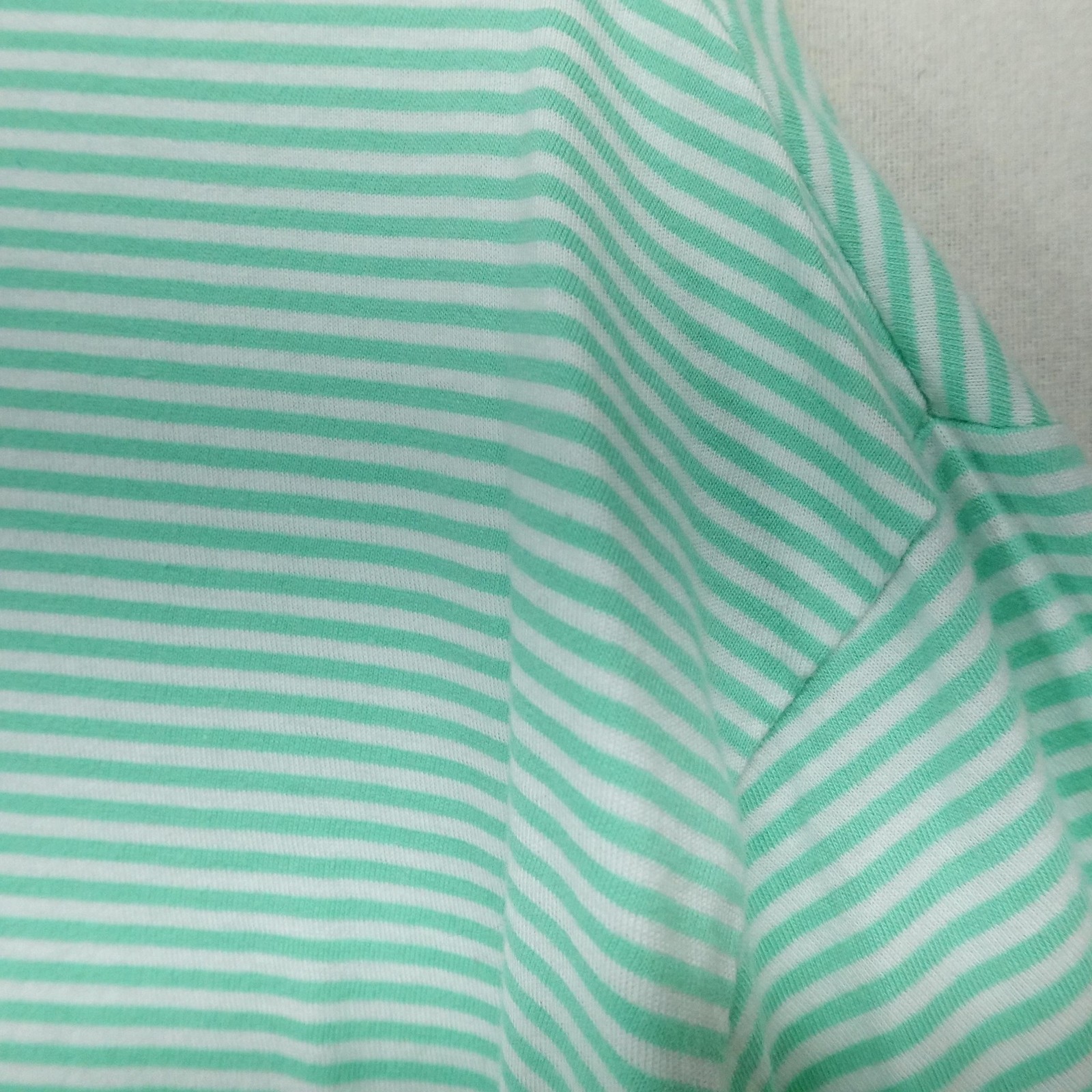 Johnnie-O Polo Shirt Mens XL Green White Stripe Cotton Soft Oakhurst Golf