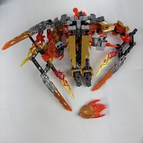 LEGO Bionicle 71308 Tahu Uniter of Fire & 71303 Ikir Creature of Fire Incomplete