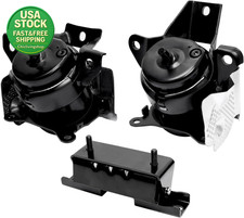 Engine Motor Mount Trans Mount Set of 3 Compatible with 2014-2018 Silverado V8