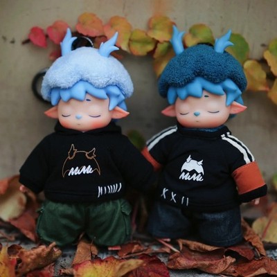 【M03-01】 Jane Humme テディベア OOAK デジレ 限定 Introducing “Deniguma”—a charming denim teddy bear born from the