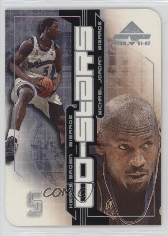 2001-02 Fleer Marquee Co-Stars Kwame Brown Michael Jordan #1CS HOF 0hl