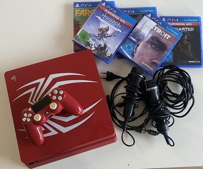 PlayStation 4  Spider-Man Edition  mit Spielen & Mikrofonen