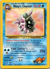 Misty's Cloyster 29/132 Rare Gym Heroes Pokemon Unlimited Lightly Played on eBay