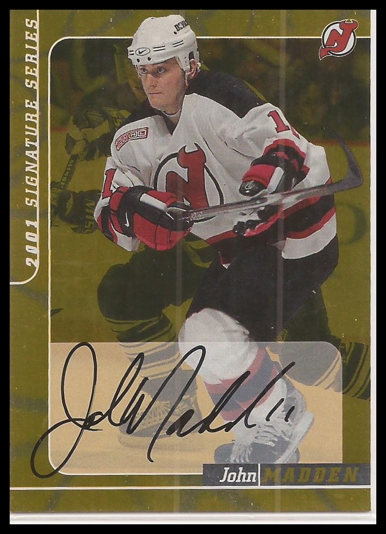 2001-02 ITG Be A Player Signature Series Autograph Gold Auto #177