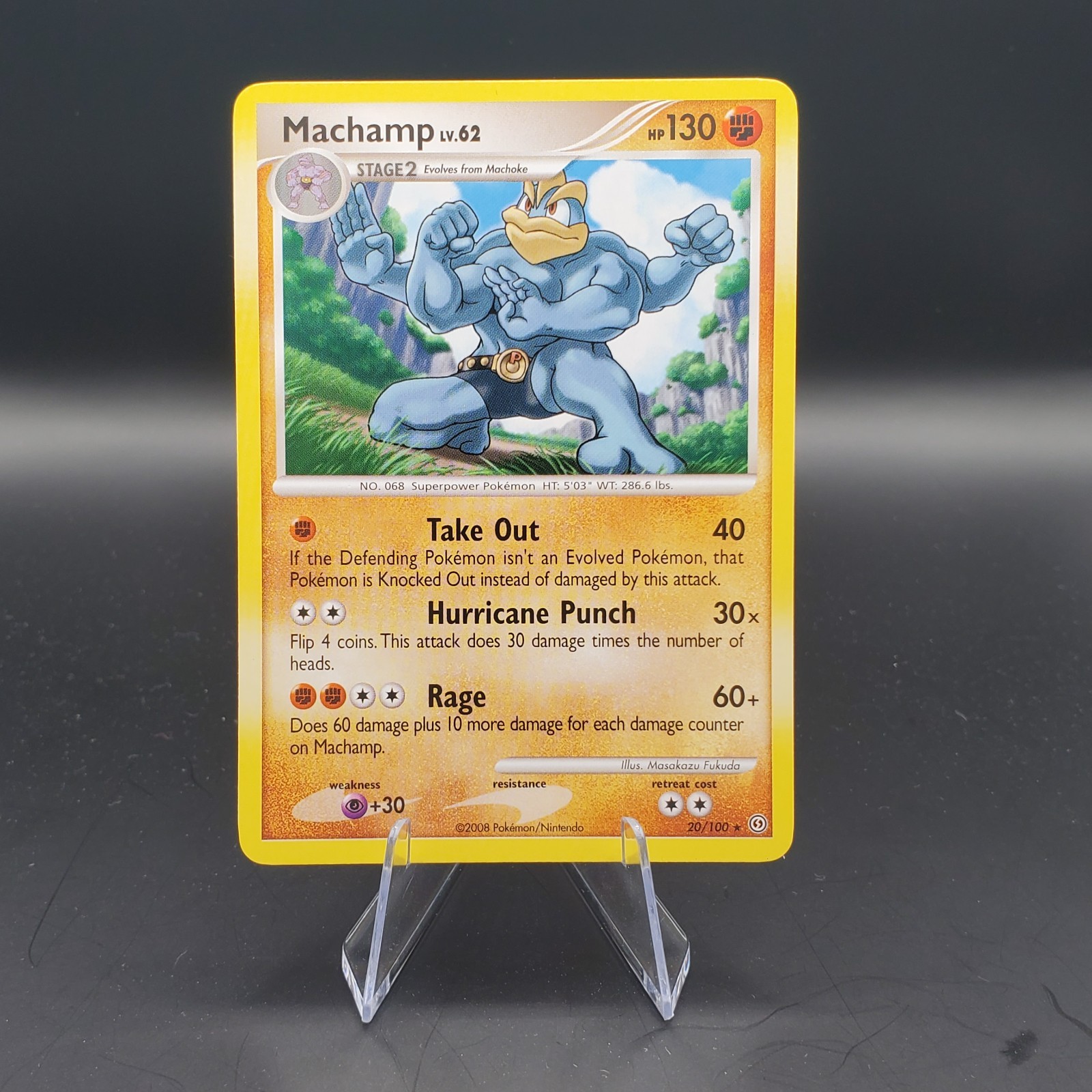 Machamp Stormfront, #20/100 Rare, LP
