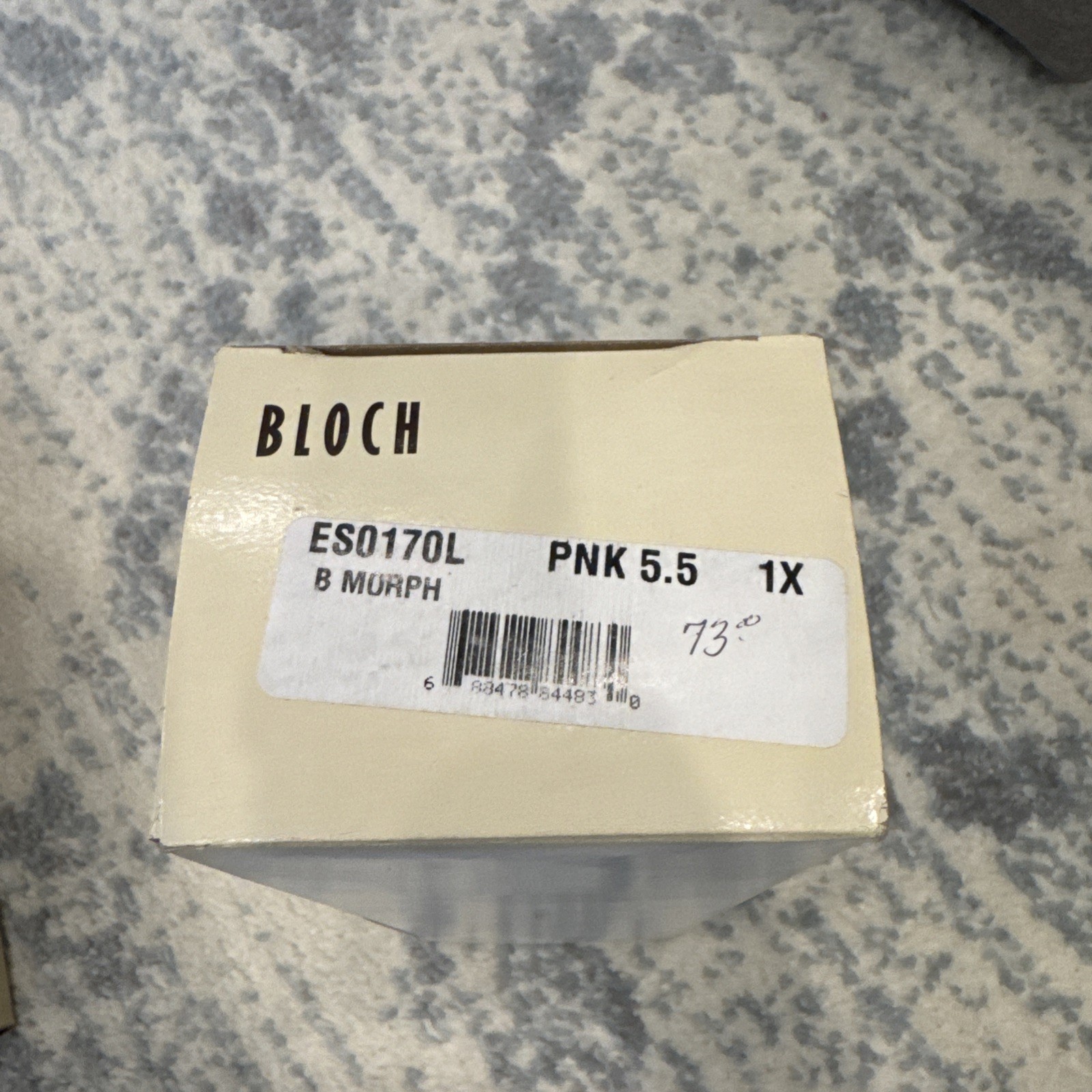 Zapatos de Baile Ballet Bloch B Morph Punta Moldeable Rosa Talla 5.5 1X ES0170L