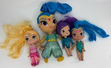 Lote de figuras de peluche Shimmer and Shine's SHINE Genie Mattel 2016 y 2015
