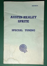 1958 BMC Special Tuning Department Austin Healey Sprite Frogeye Catalogue Parts
