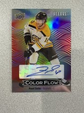 2024-25 Upper Deck Allure Pavel Zacha #CFA-PZ Full Rainbow Auto (AU)